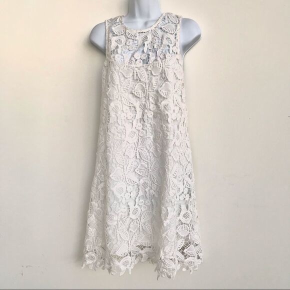 NWT WAYF White Lace dress size L - Picture 1 of 8